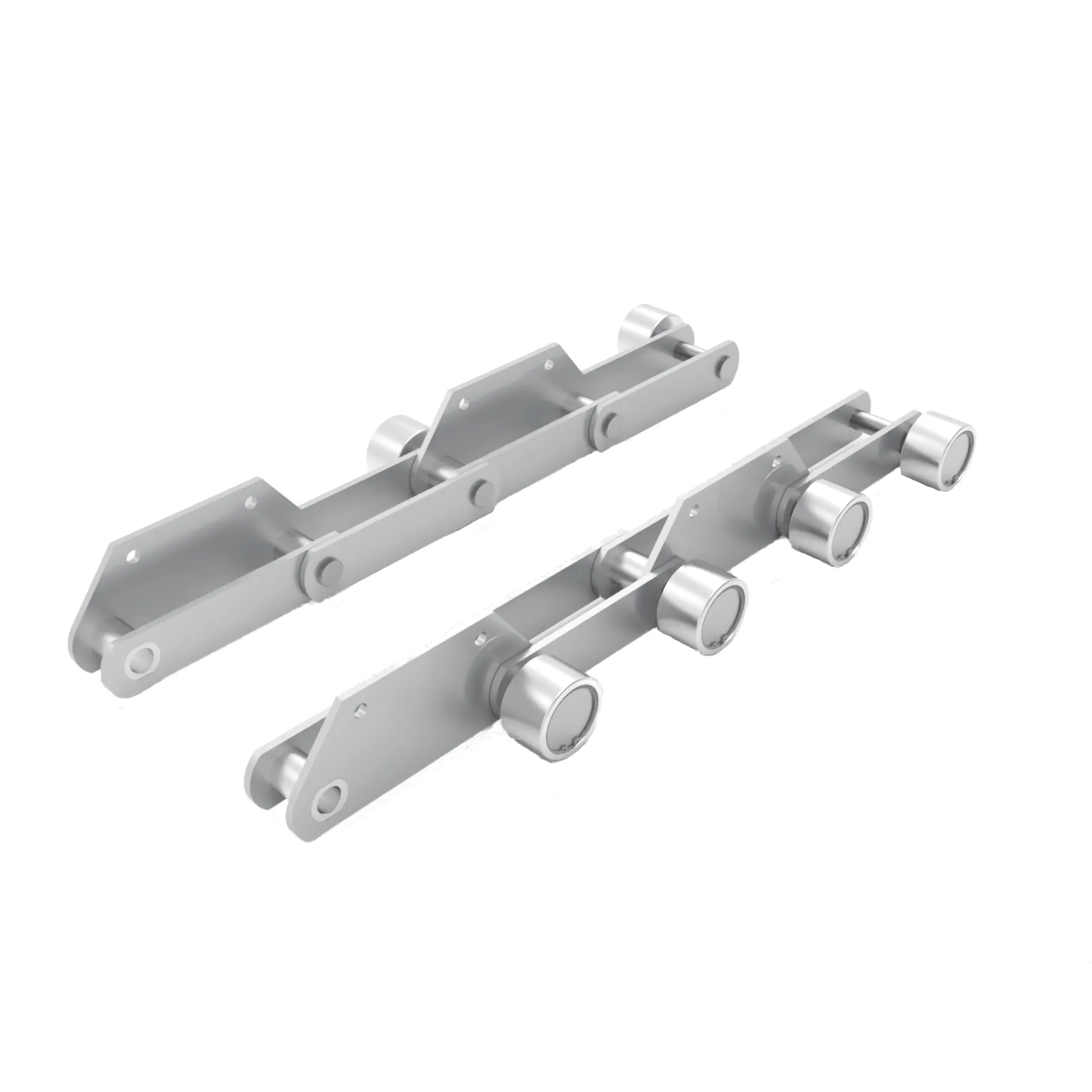 Heavy-duty chip conveyor chain moving metal chips