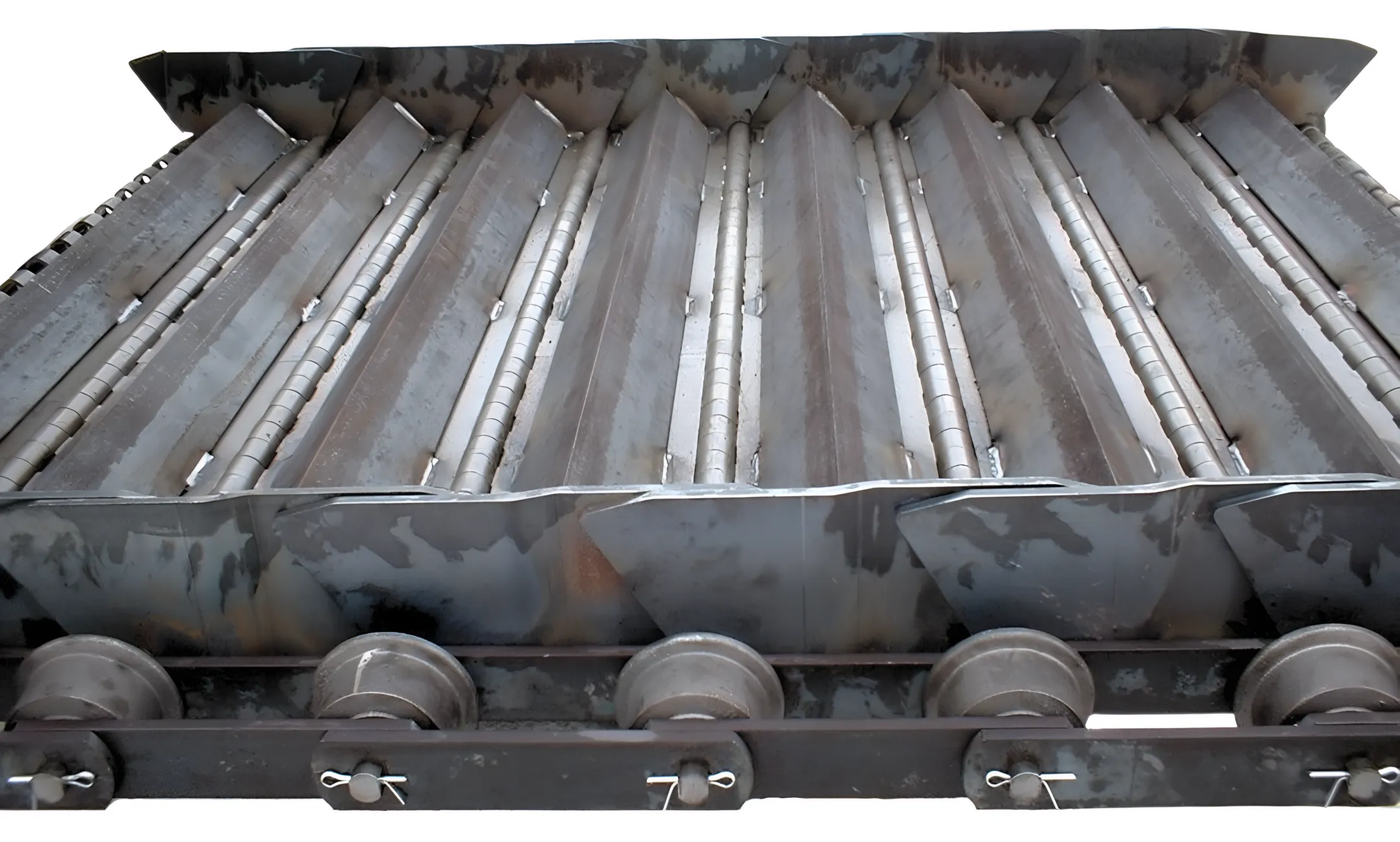 Steel Hinged Belting | Metal Conveyor Belts