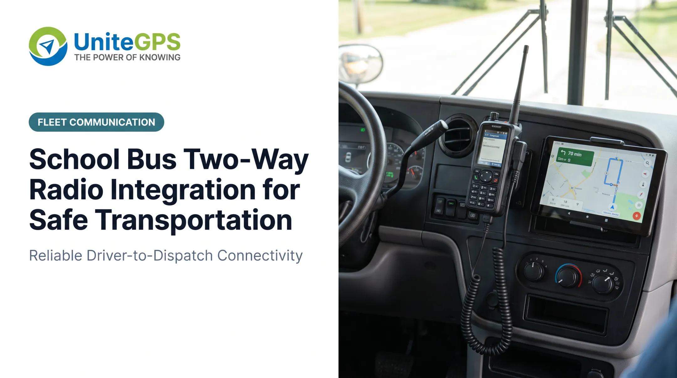 School Bus Two-Way Radio Integration for Safe Transportation