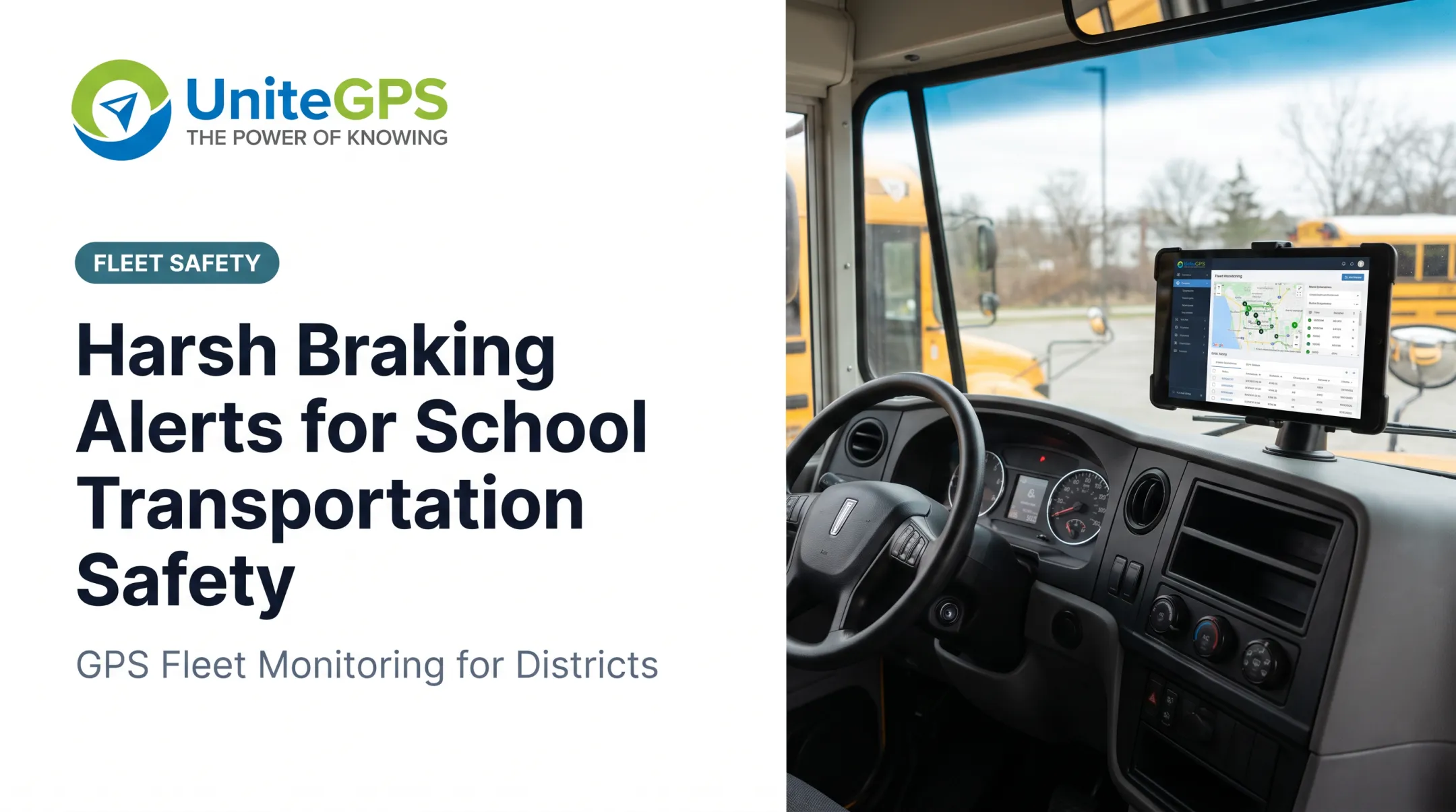Harsh Braking Alerts for School Transportation Safety