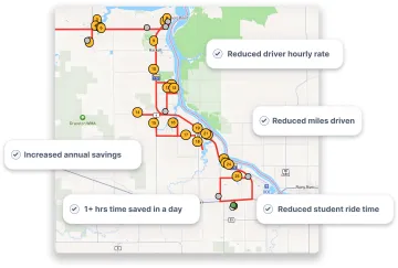 UniteGPS Crosswalk dispatcher dashboard showing real-time GPS fleet tracking and bus status