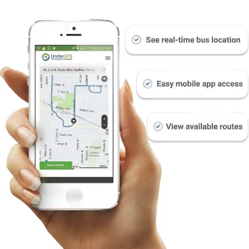 School transportation dashboard with live bus tracking