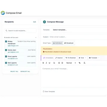 Transportation staff monitoring school bus notifications