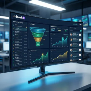 AI sales employee conducting outbound life insurance calls on a digital platform