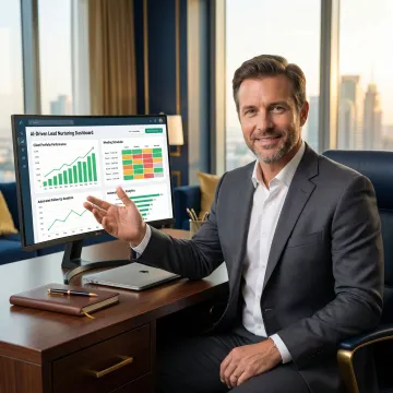 AI agent nurturing wealth management leads through automated multi-channel outreach