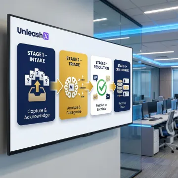 AI complaint resolution workflow steps for banking operations