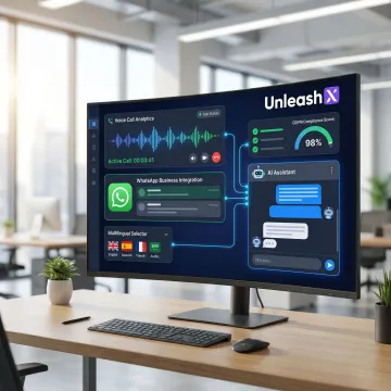 AI-powered customer communication platform dashboard for insurance companies