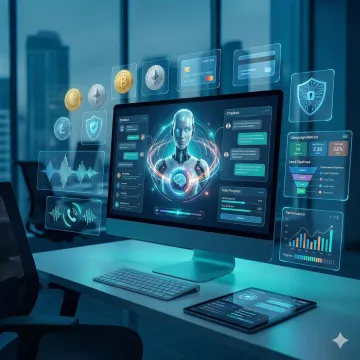 AI employee conducting outbound marketing calls for a bank