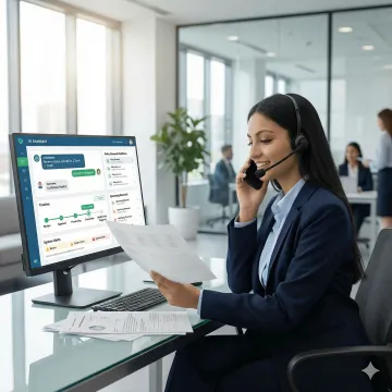 Autonomous AI agent managing insurance policy renewals and customer queries