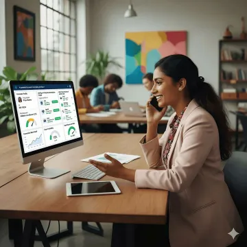 AI agent dashboard showing cross-selling insurance product recommendations to existing customers