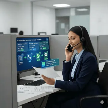 AI agent automating policy renewal campaigns for an insurance company