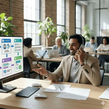 AI agent automating insurance onboarding steps from lead to policy issuance