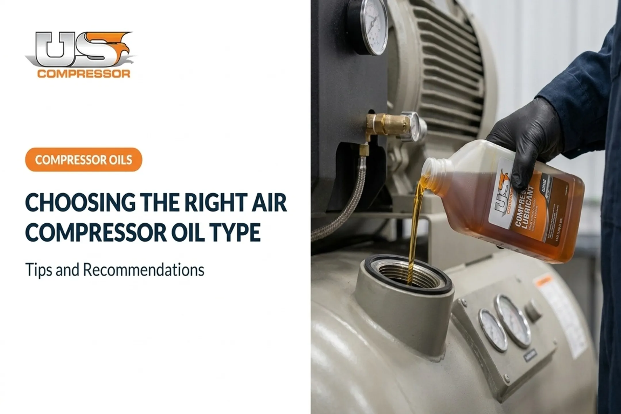 Choosing the Right Air Compressor Oil Type: Tips and Recommendations