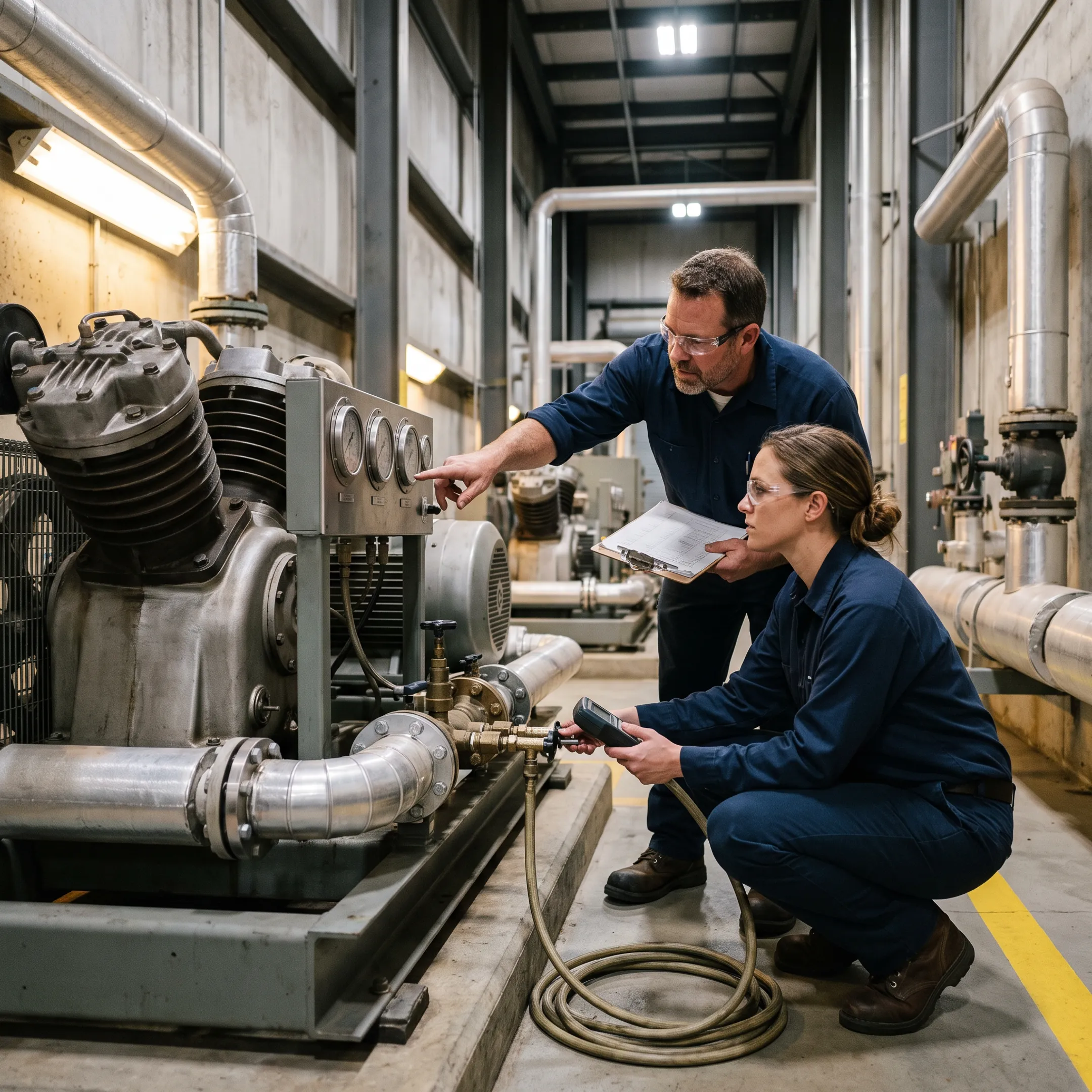 Landfill gas compressor equipment supporting energy production