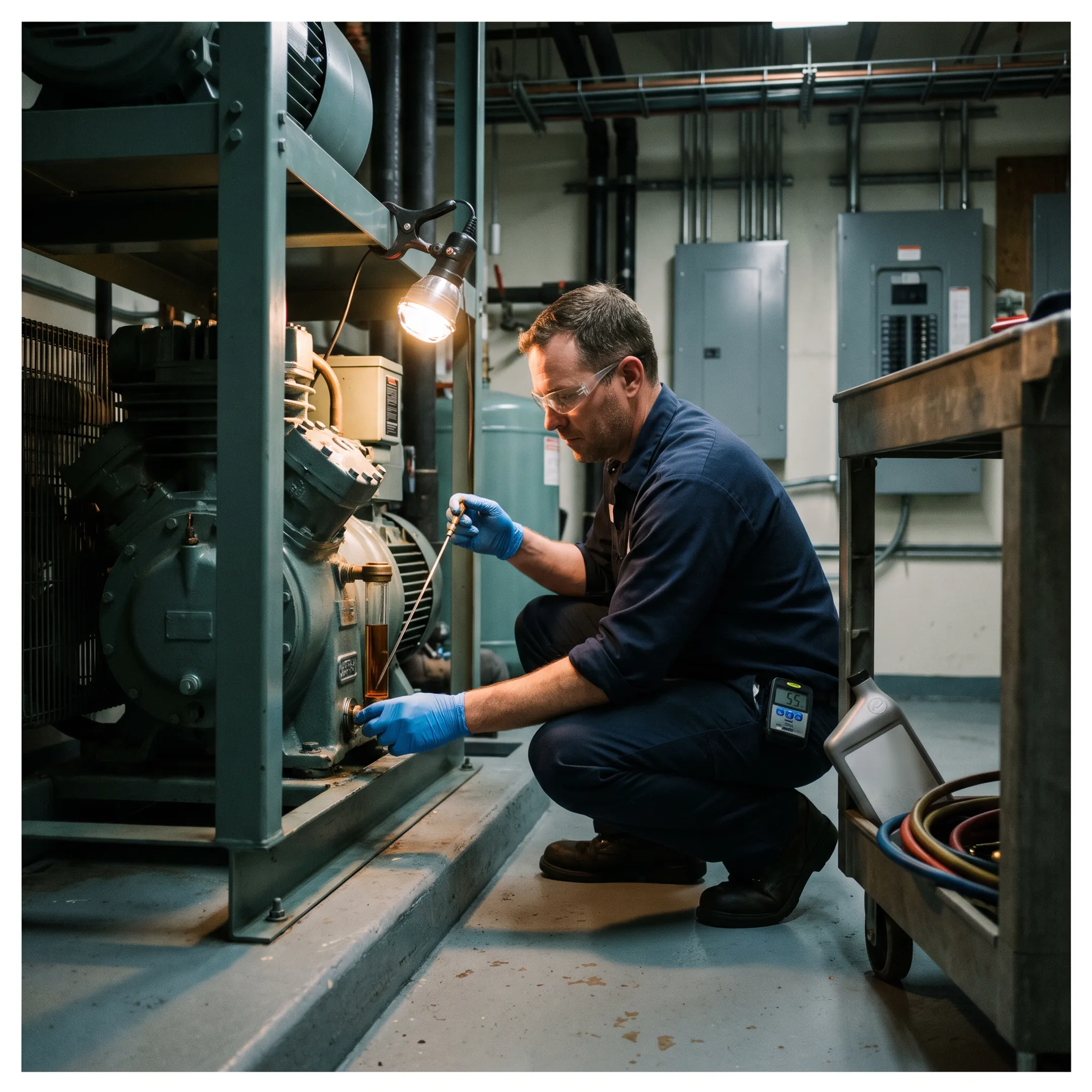 Commercial refrigeration maintenance
