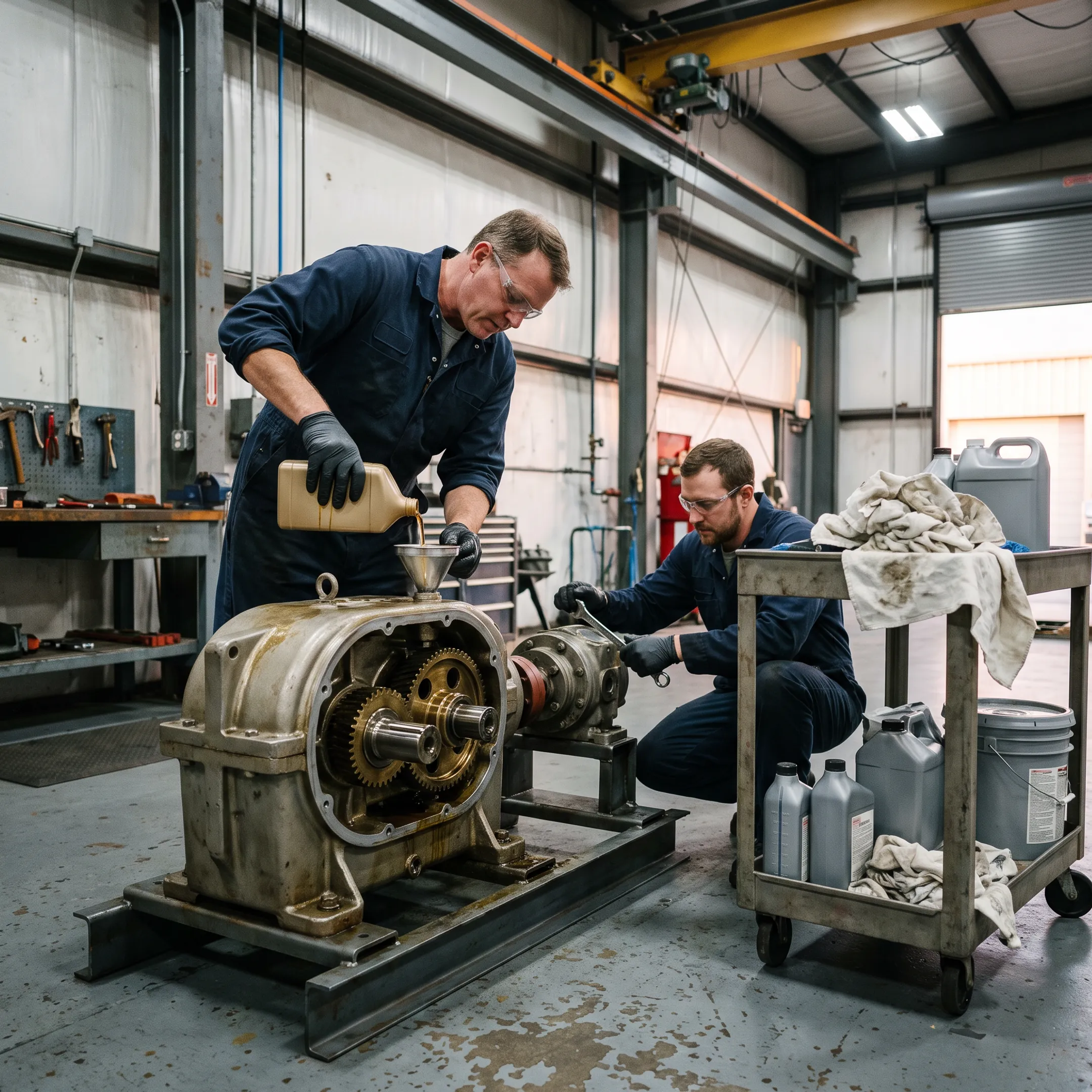 Industrial machinery and gear systems