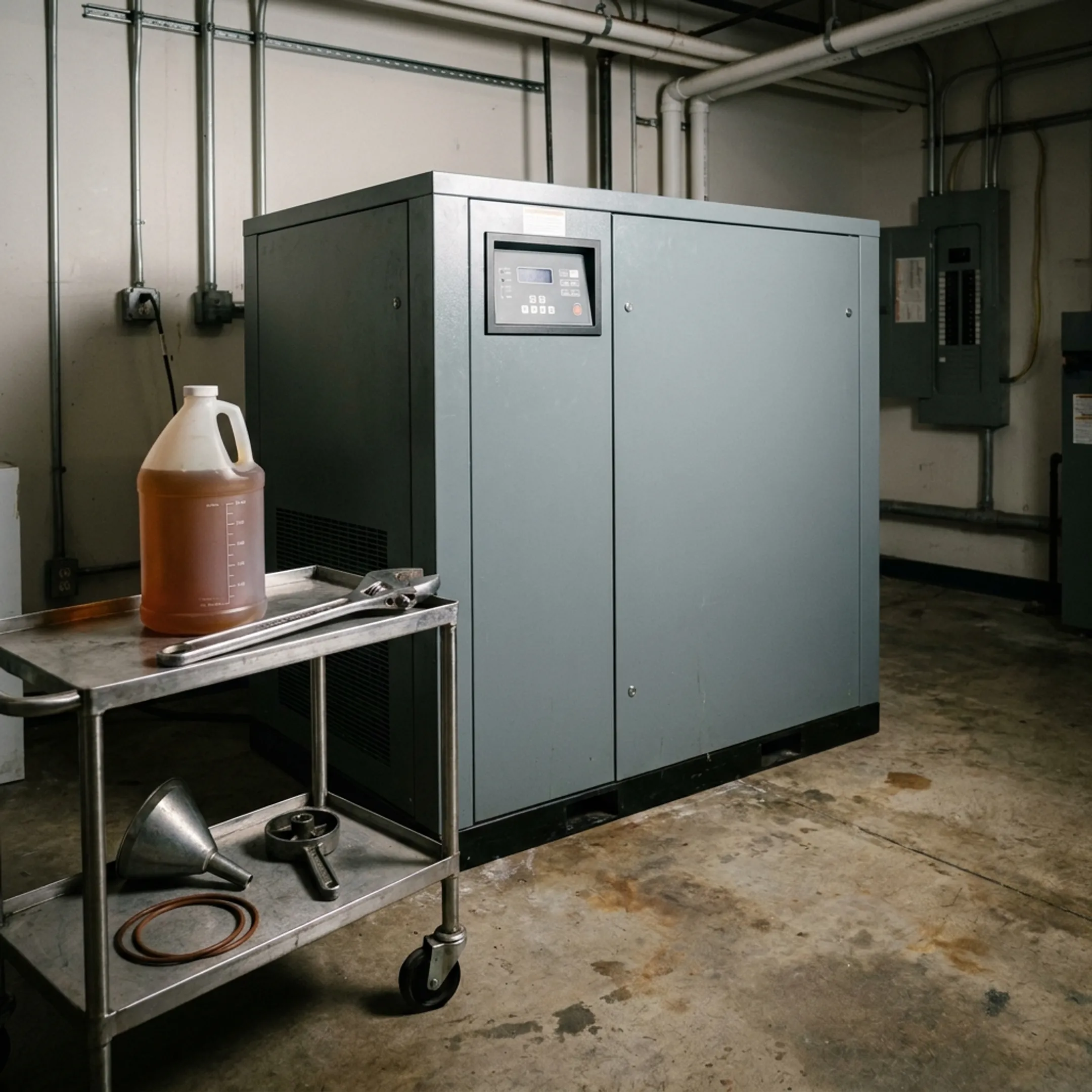 Air compressor lubrication