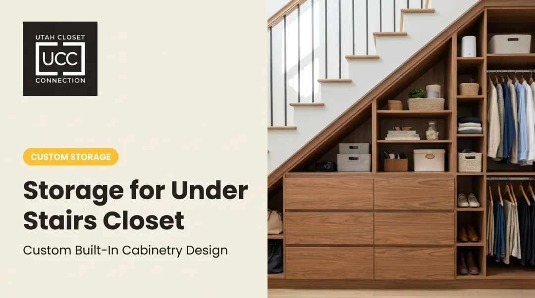 Storage for Under Stairs Closet