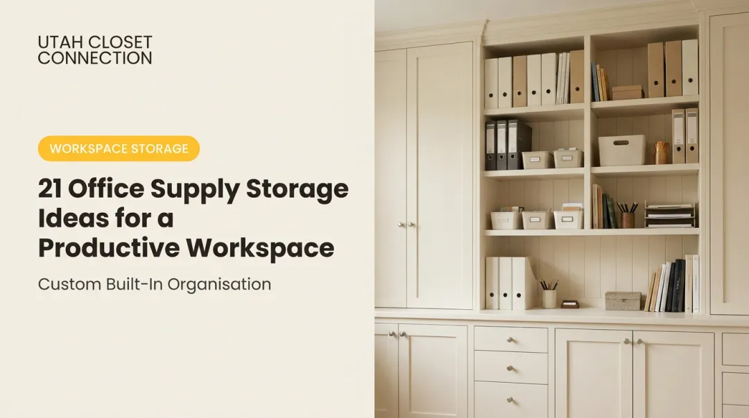 21 Office Supply Storage Ideas for a Productive Workspace