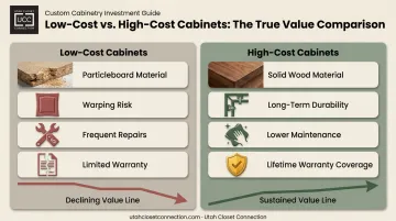 Low-cost versus high-cost cabinet durability and long-term value comparison