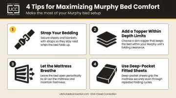 Four tips to maximize Murphy bed comfort and sleep quality each night