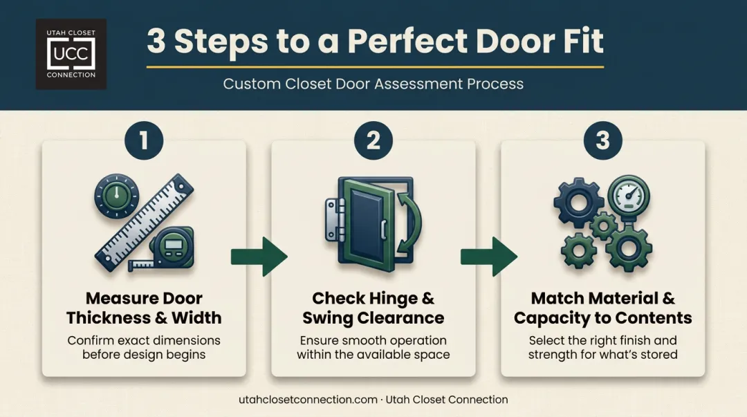 3-step process for choosing the right over-the-door organizer