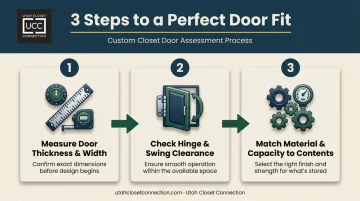 3-step process for choosing the right over-the-door organizer