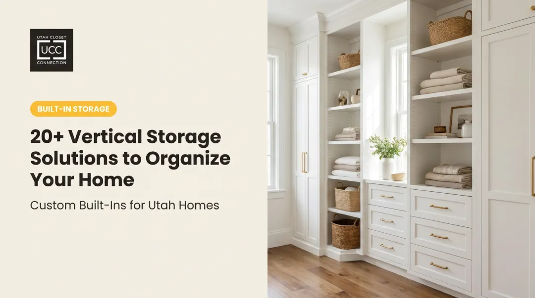 20+ Vertical Storage Solutions to Organize Your Home