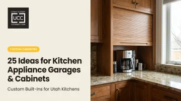 25 Ideas for Kitchen Appliance Garages & Cabinets