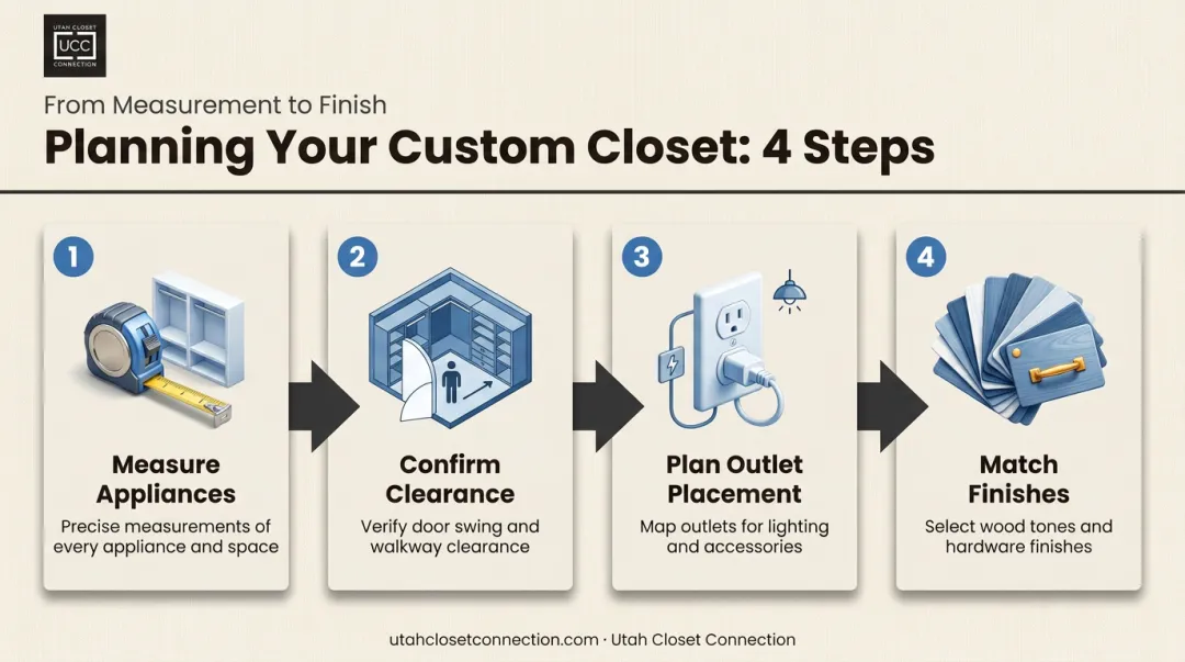 4-step planning checklist before installing a kitchen appliance garage