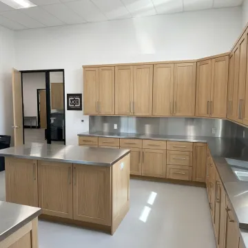Custom kitchen cabinets with modern finishes