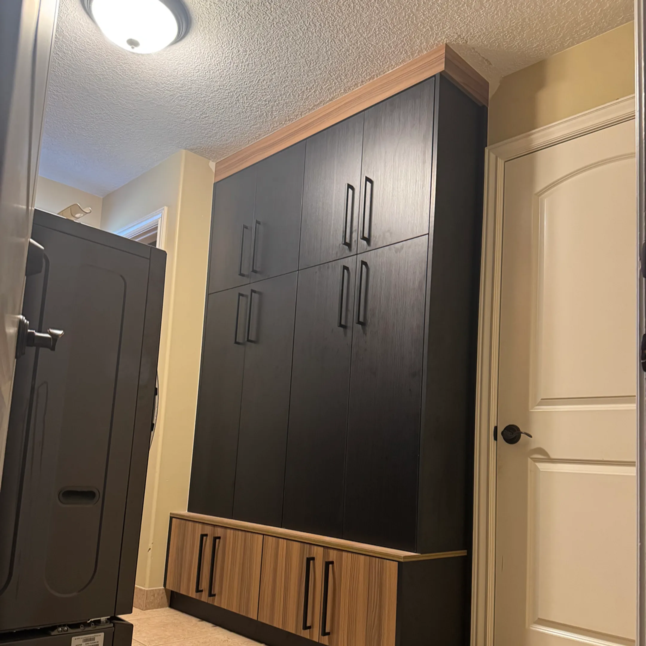 Custom cabinets in an organized Utah home