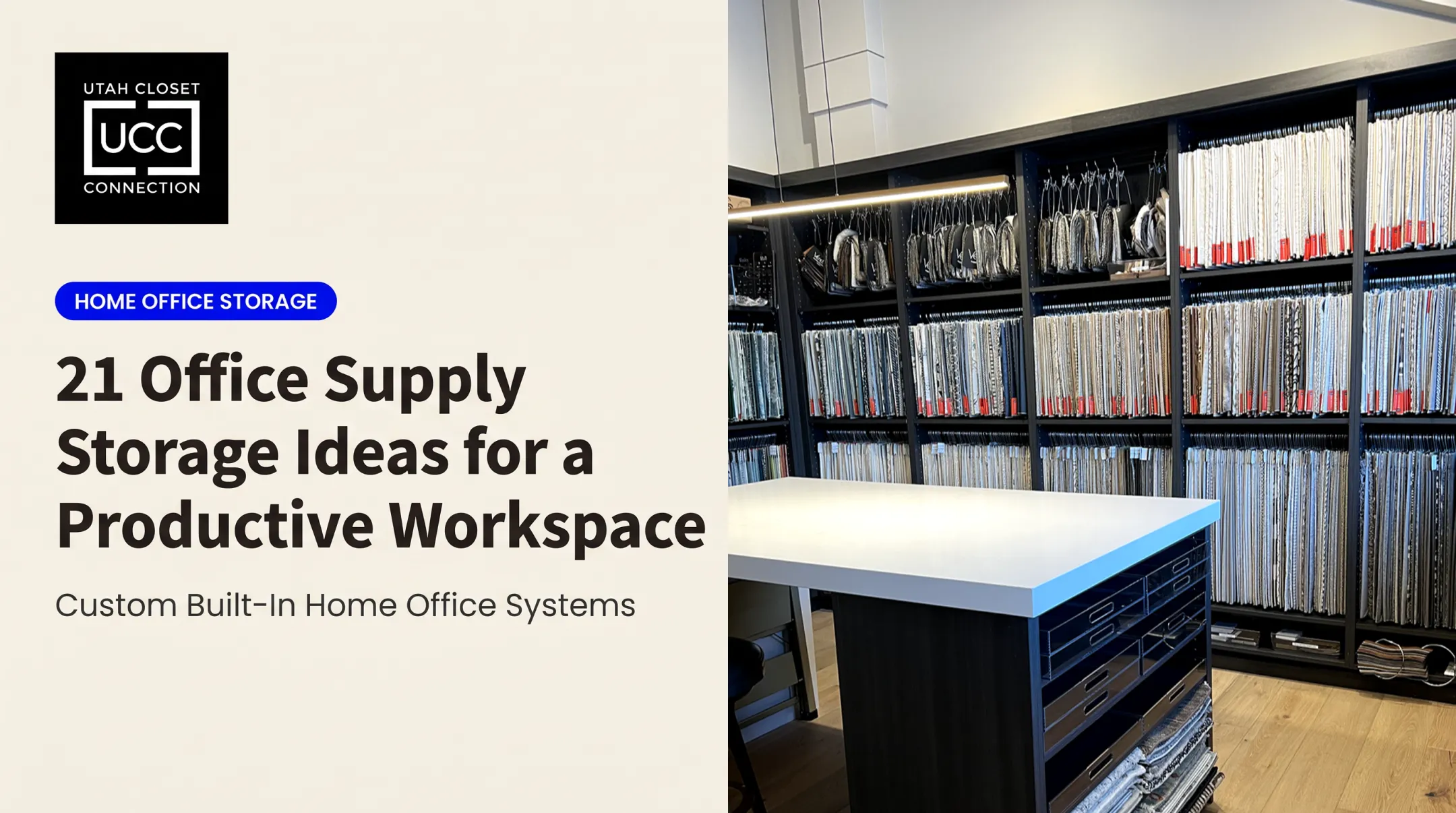 21 Office Supply Storage Ideas for a Productive Workspace