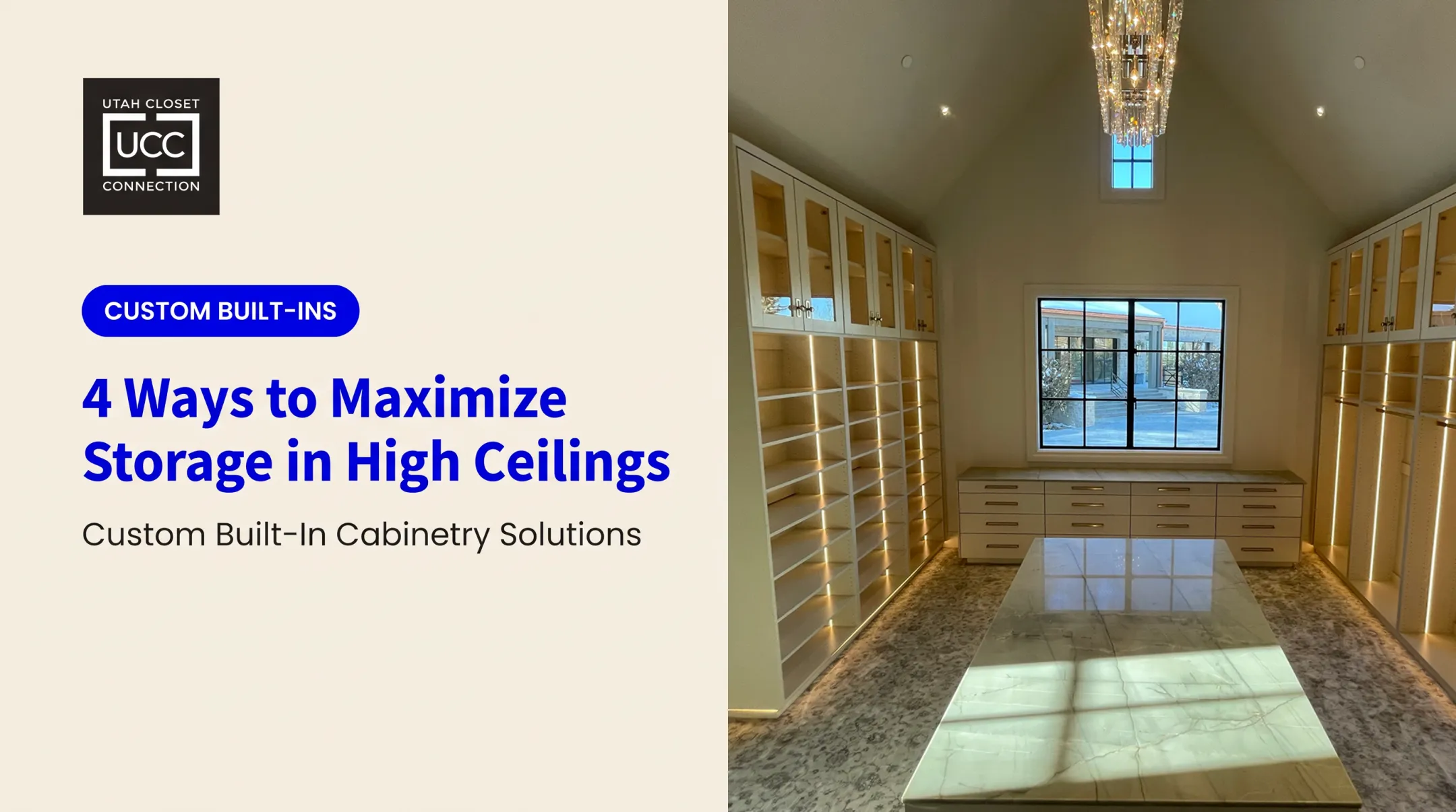 4 Ways to Maximize Storage in High Ceilings