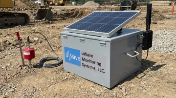 uWave Field-to-Cloud vibration monitoring system with solar-powered enclosure