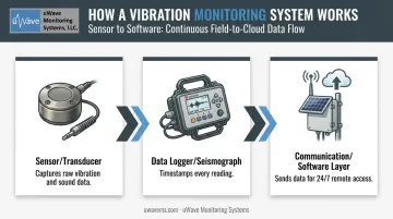 Three-part environmental monitoring system from sensor to cloud