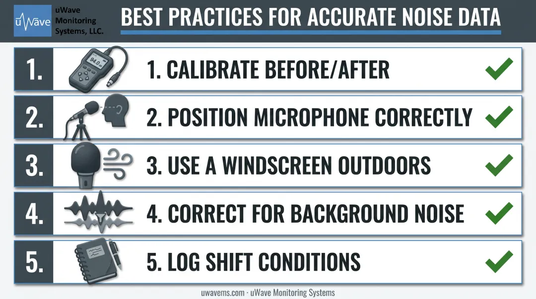 5 best practices checklist for accurate construction noise monitoring data