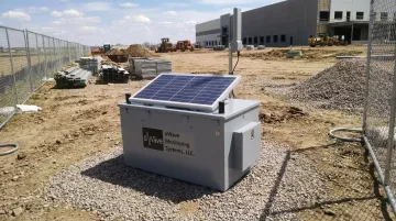 uWave V3 V5 solar powered remote noise monitoring station enclosure