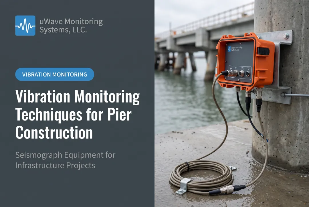 Vibration Monitoring Techniques for Pier Construction