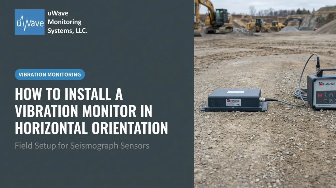 How to Install a Vibration Monitor in Horizontal Orientation