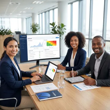Team reviewing SOX compliance platform