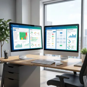 SOX compliance software dashboard