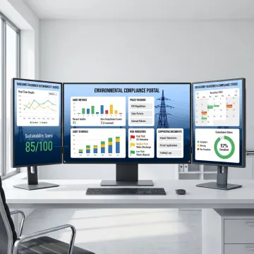 Environmental compliance dashboard and documentation