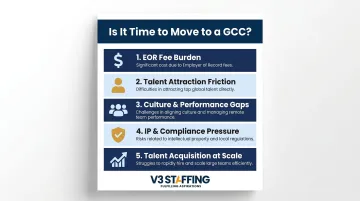 5 key signals indicating EOR to GCC transition readiness checklist infographic