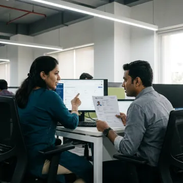 Recruiters managing IT infrastructure hiring process