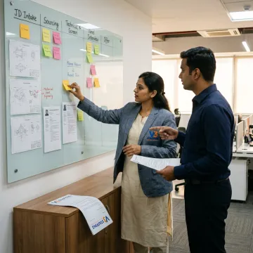 Engineering recruitment process planning