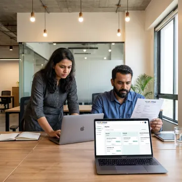 Engineering recruitment team reviewing candidate profiles