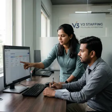 Recruiters coordinating bulk hiring and onboarding