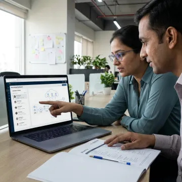 DevOps engineer recruitment team reviewing cloud infrastructure candidates