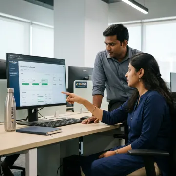 Cloud architect and DevOps engineer planning infrastructure deployment